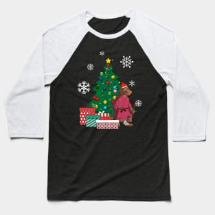 Splinter TMNT Around The Christmas Tree Baseball T-Shirt